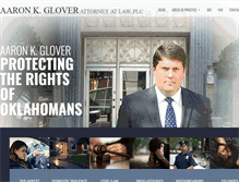 Tablet Screenshot of gloverlawoffice.com